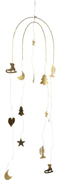 LED-Mobile "Dream", 39 ww LED, gold, Wintermotive