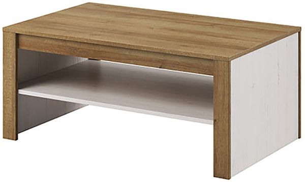 Couchtisch Falco Wohnzimmertisch 103x63x46cm Anderson Pinie / Eiche Riviera