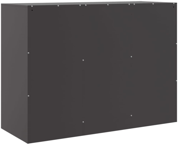 vidaXL Sideboard Schwarz 99x39x73 cm Stahl 841721 Bild 8