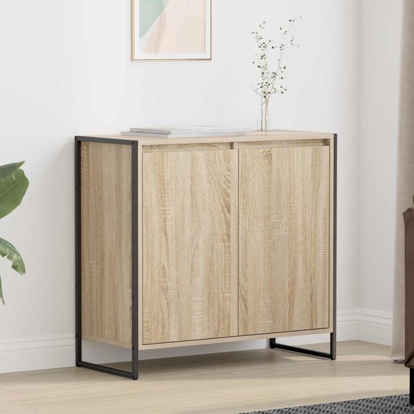 Seitenschrank, Büroschrank, Beistellschrank Sonoma 79 x 36 x 75 cm Holzwerkstoff