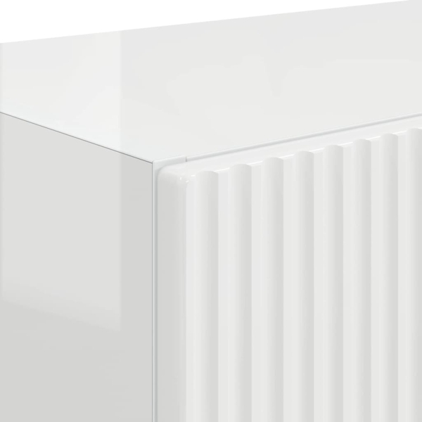 vidaXL TV-Wandschrank Hochglanz Weiß 59,5 x 31 x 40 cm Holzwerkstoff 892337 Bild 8