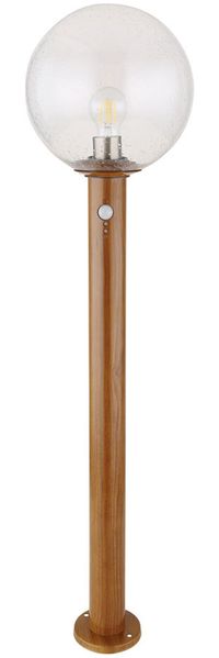 RGB LED Stehlampe, Holzoptik, Bewegungsmelder, App-Steuerung