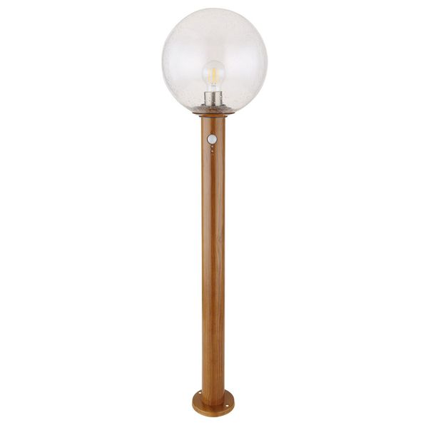 RGB LED Stehlampe, Holzoptik, Bewegungsmelder, App-Steuerung