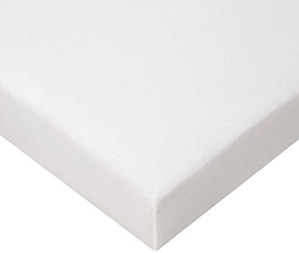 FabiMax 2673 Jersey Spannbettlaken für Kinderbett, 70x140 cm, weiß