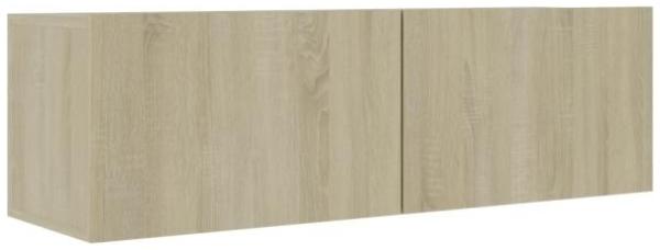 vidaXL TV-Schrank Sonoma-Eiche 100x30x30 cm Holzwerkstoff 801484