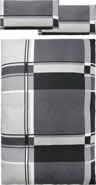 OTTO home Bettwäsche NINA, in verschiedenen Qualitäten, Biber, 2 teilig, in den Größen: 135x200 oder 155x220 cm