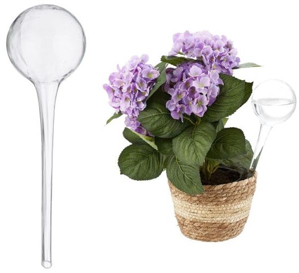 Relaxdays Bewässerungskugel 4er Set Glas