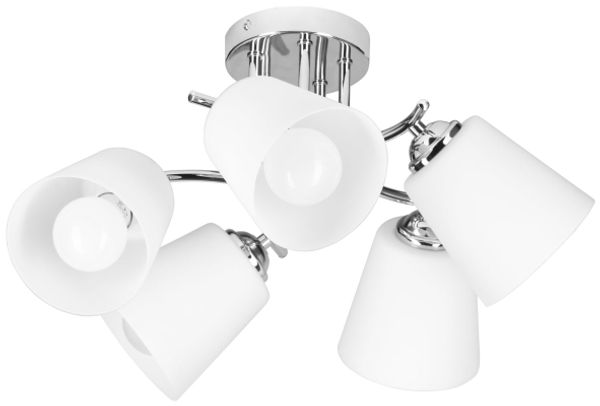 Activejet Pendelleuchte AJE-EMILY 5P E27 5x40W 5 Glühbirne(n) E27 IP20 Silber