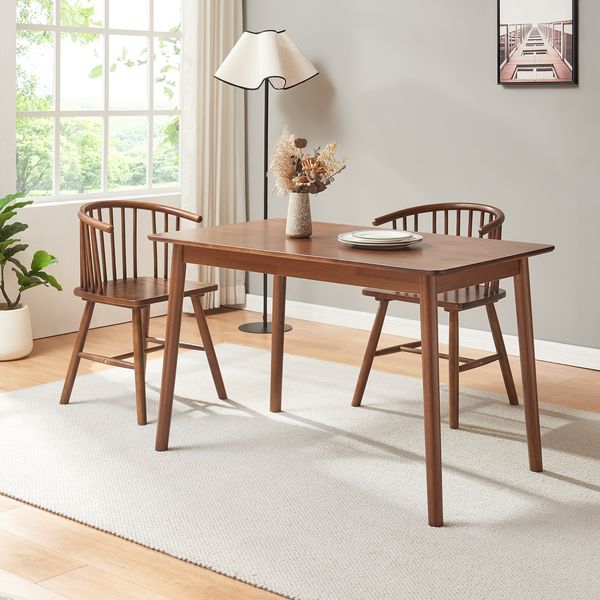Esstisch Klijori für 4 Personen 120x70x74 cm Holz Walnussoptik [en. casa]