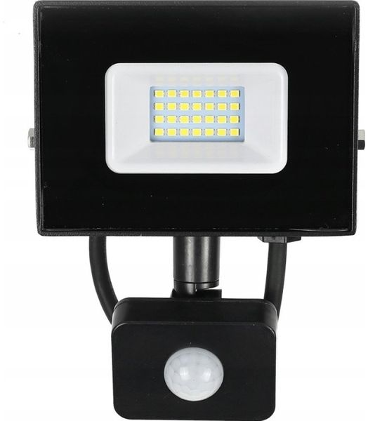 Flutlicht BestService LED-Strahler HEDA LUMAX 50W 4000LM 840 120 ° 4000K PIR-Sensor HFL150NS