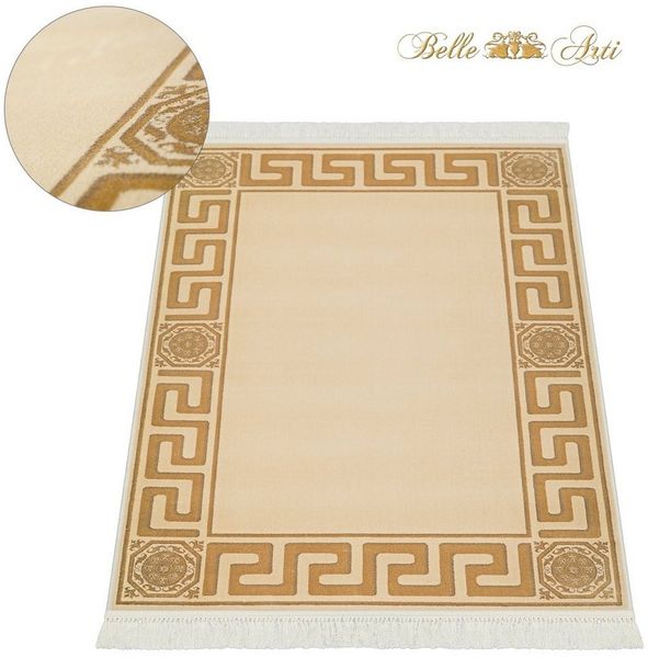 Belle Arti Teppich Teppich Beige Muster Design art 641 67 cm x 105 cm, Rechteckig