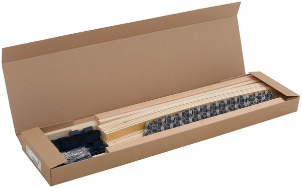 Lattenrost 120x200, Ergonomischer 7 Zonen Lattenrost mit stabilem Buchenholzrahmen, 28 Latten, Hergestellt in Deutschland, Selbstmontage, Traglast ca. 150Kg, Flexible Federholzleisten Bild 6