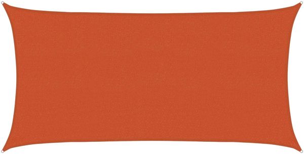 vidaXL Sonnensegel Orange 2 x 6 m HDPE 42032728