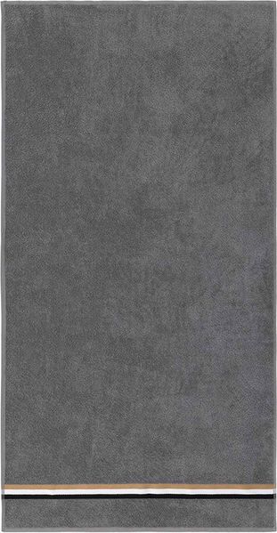 BOSS Duschtuch - BLINEA, Handtuch, Frottier, Baumwolle Grau (Magnet) 70x140 cm