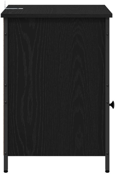 vidaXL Nachttisch 2 pcs Schwarz Eichen-Optik 40 x 42 x 60 cm 881837 Bild 8