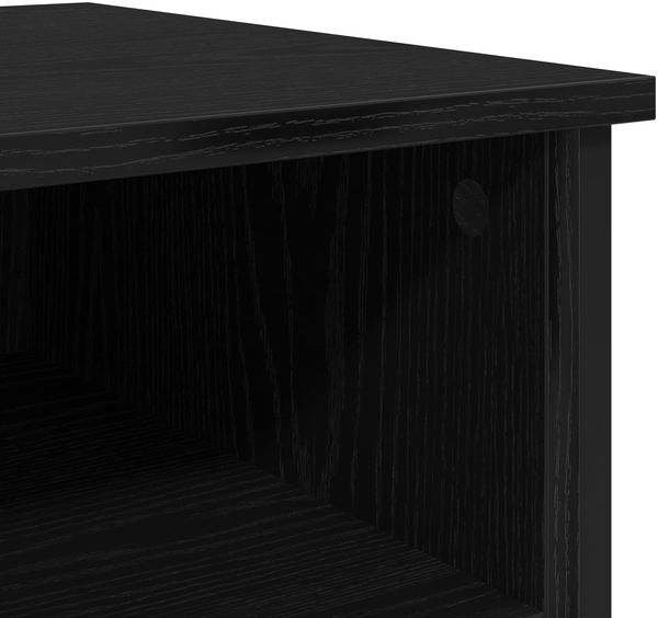 vidaXL Nachttisch 2 pcs Schwarz Eichen-Optik 40 x 42 x 60 cm 881837 Bild 11
