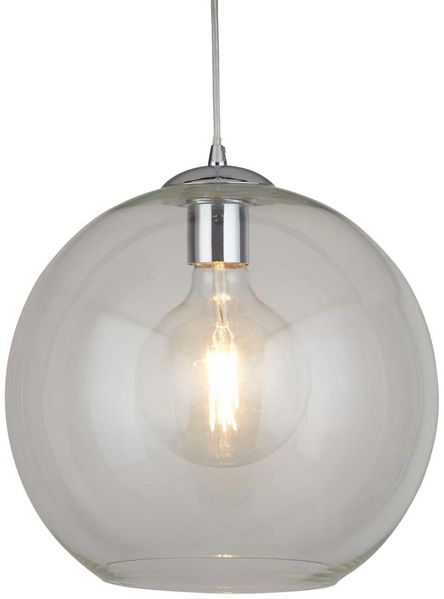 Pendelleuchte, Chrom, H 120 cm, Verstellbar, BALLS