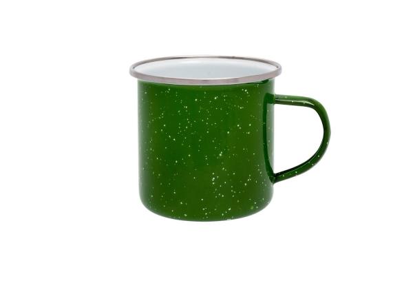 Origin Outdoors Emaille Tasse, 360 ml, grün