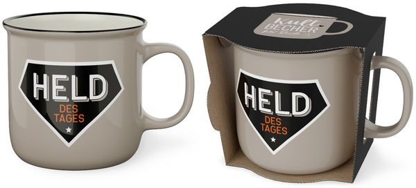 Kult-Becher Kaffeetasse Kaffee Tee Tasse 0,25l Geschenk la vida Held 9043041