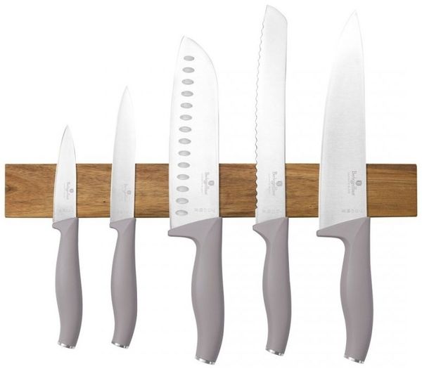 Berlinger Haus Berlinger Haus Taupe 5er Set Küchenmesser mit BH2946-Streifen