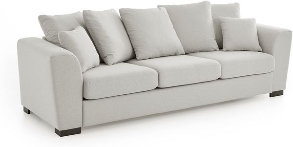 ATLANTIC home collection 3-Sitzer Sofa Mississippi, 266/91/84 cm, Beige