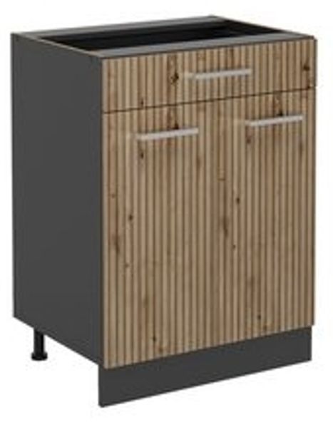 Küchenunterschrank R-Line Artisan-Eiche 60 cm mit Schublade, ohne Arbeitsplatte Vicco Bild 6