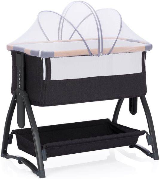 Beistellbett Scandic grau melange