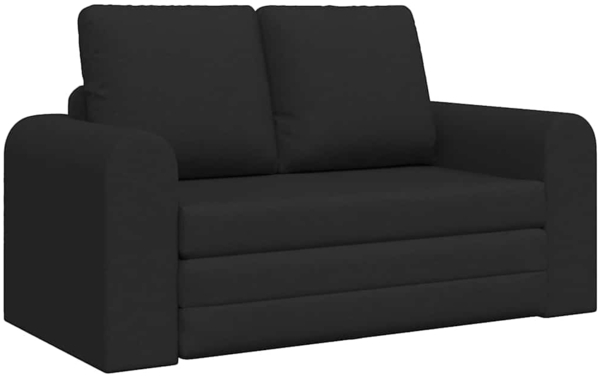vidaXL Sofa Bett Schwarz 148 x 71 x 83 cm Stoff 4106675