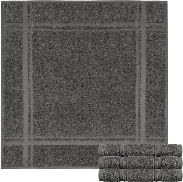 Lashuma Geschirrtuch - Premium, (Spar - Set, 4-tlg, Frottee Küchenhandtücher 50x50 cm), aus 100% Baumwolle, extra saugstarkt und langlebig