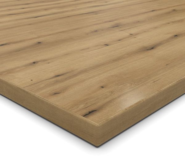 Dekor Spanplatte 19mm Tischplatte Eiche Evoke Coast K5573 IR mit ABS Kante Umleimer - Größe 100 x 200 cm - Höhe 1,9 cm - Farbe Eiche Evoke Coast