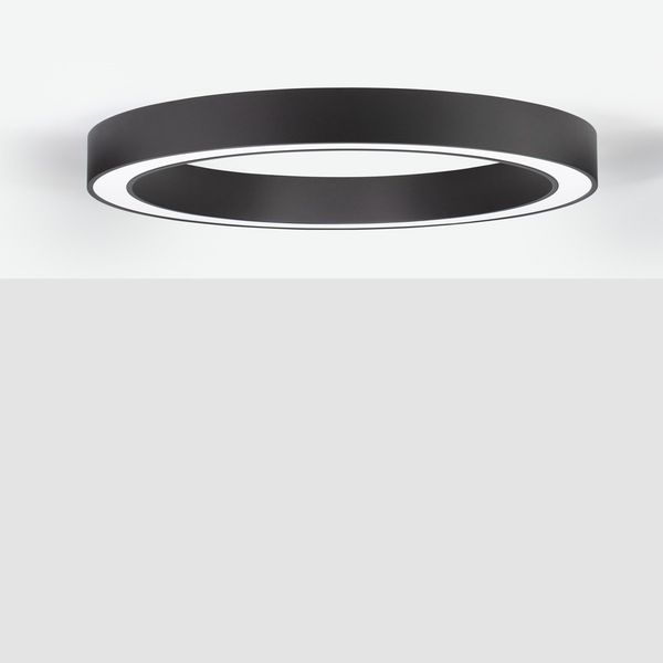 Nova Luce 9345636 MORBIDO LED Deckenleuchte 80cm 2700-4000K Schwarz dimmbar