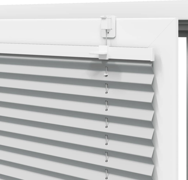 vidaXL Plissee Hellgrau 75x100 cm Stoffbreite 74,4 cm Polyester 4015325 Bild 8