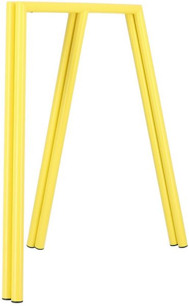 Tischgestell Benito 2er Set, pulverbeschichtetes Metall, modern, gelb, flexibel einsetzbar Bild 3