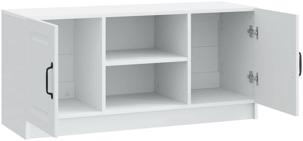 vidaXL TV-Schränk Weiß 102 x 34,5 x 47 cm Holzwerkstoff 895845 Bild 4