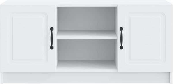 vidaXL TV-Schränk Weiß 102 x 34,5 x 47 cm Holzwerkstoff 895845 Bild 5
