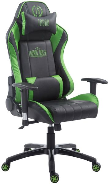CLP Racing Gaming Bürostuhl XL Shift höhenverstellbar und drehbar,schwarz/grün ohne Fußablage
