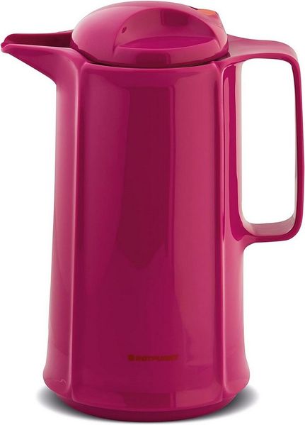 ROTPUNKT Isolierkanne 1,0 Liter 420 Glaseinsatz I hochwertig I langlebig I 24 Std heiß, (Kaffeekanne I Teekanne), robust und auslaufsicher