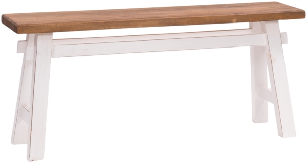 DESIGN DELIGHTS Sitzbank SITZBANK "EAST", Altholz massiv, 118x53x27,5cm (BxHxT), Holzbank, F