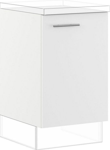 IMPULS KÜCHEN Spülenunterschrank "Prag und Valencia", Breite/Höhe: 50/72,3 cm vormontiert, mit Soft-Close