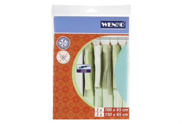 WENKO Kleiderschutz-Hüllen mit Mottenschutz, 6er Set