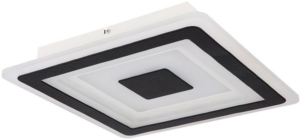Smart LED Deckenlampe, dimmbar, App-Steuerung, L 39,5 cm