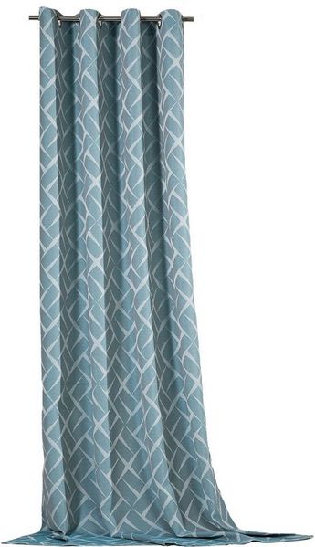 Weckbrodt Vorhang Jasper (1 St), Ösen, blickdicht, Jacquard, Jacquard, Ösen, toller 3D-Effekt, blickdicht, Gardine, Store