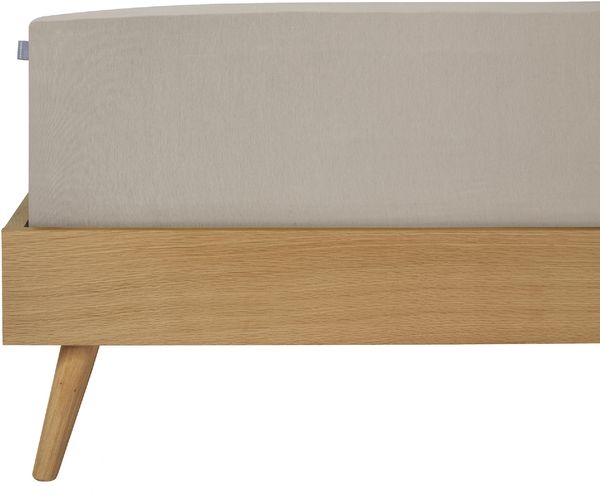 Schiesser Spannbettlaken Elli - 97/3 - 100 x 200 cm - Helltaupe