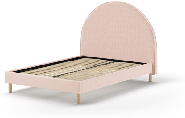 Polsterbett Karlotta 147x212x132 Einzelbett Holzwerkstoff Rosa