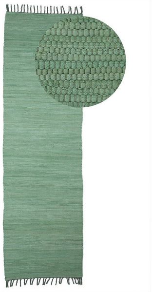 carpetfine Teppich Kelim Chindi uni, auch als Läufer, rechteckig, Höhe: 5 mm, Wendeteppich, reine Baumwolle, handgewebt, Uni-Farben, mit Fransen