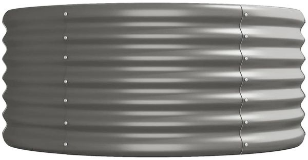 vidaXL Hochbeet Verzinkter Stahl 224x80x36 cm Grau 318919 Bild 4