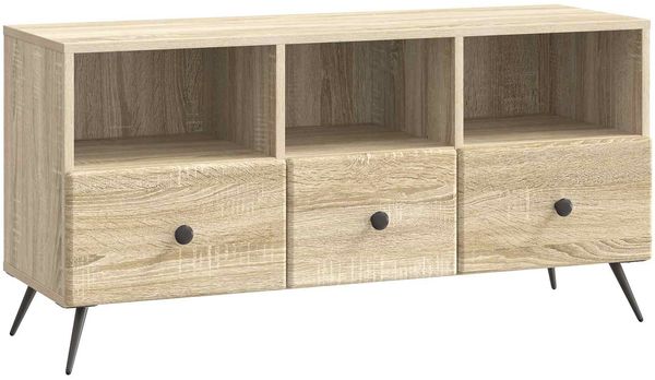 vidaXL TV-Schränk Sonoma-Eiche 102 x 34,5 x 50 cm Holzwerkstoff 895597