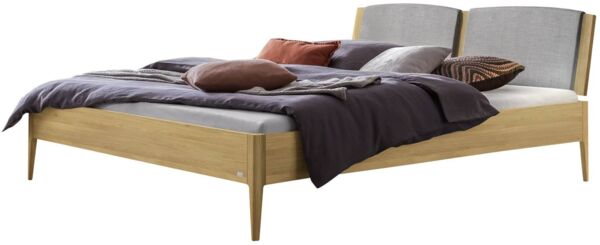 Hasena Lounge Pistoia 140x200 Eiche bright, geölt - Fusshöhe 20 cm Massivholzbett