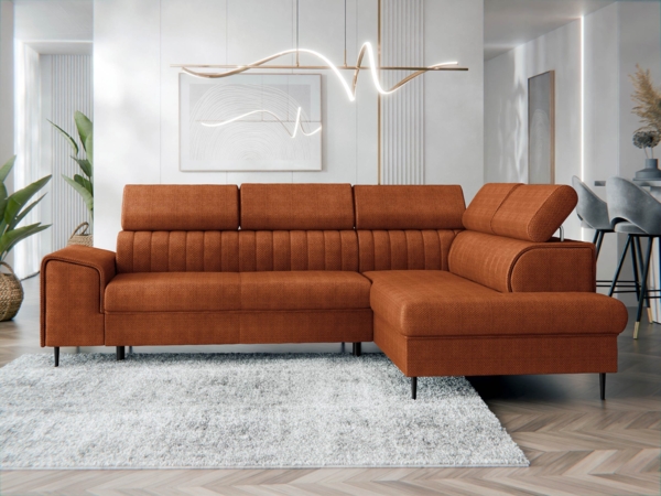 Ecksofa Kadurin (Farbe: Flow 09, Seite: Rechts)