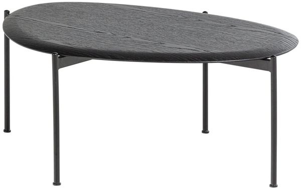 Couchtisch Kota - MDF & Holzfurnier Schwarz